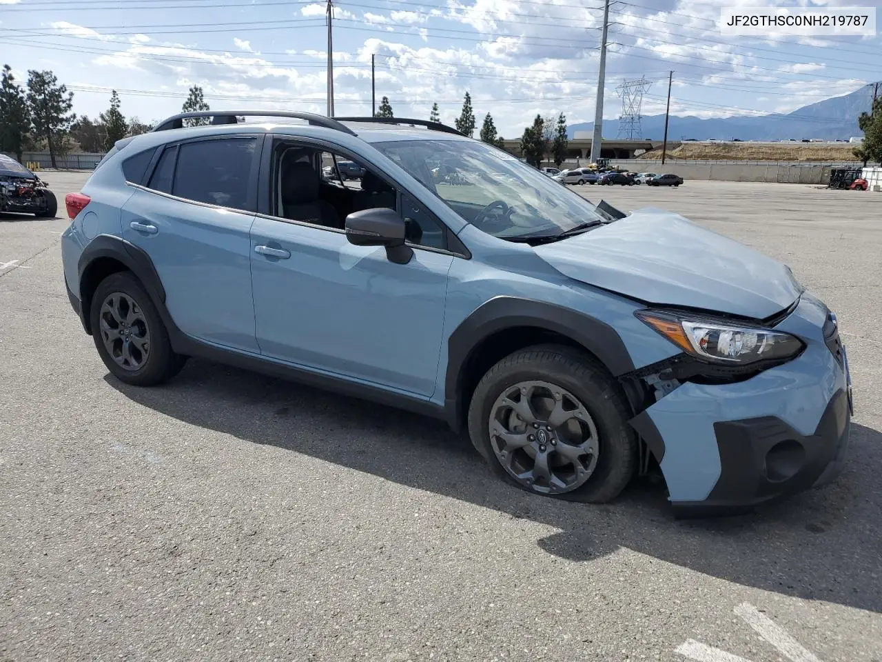 2022 Subaru Crosstrek Sport VIN: JF2GTHSC0NH219787 Lot: 52015945