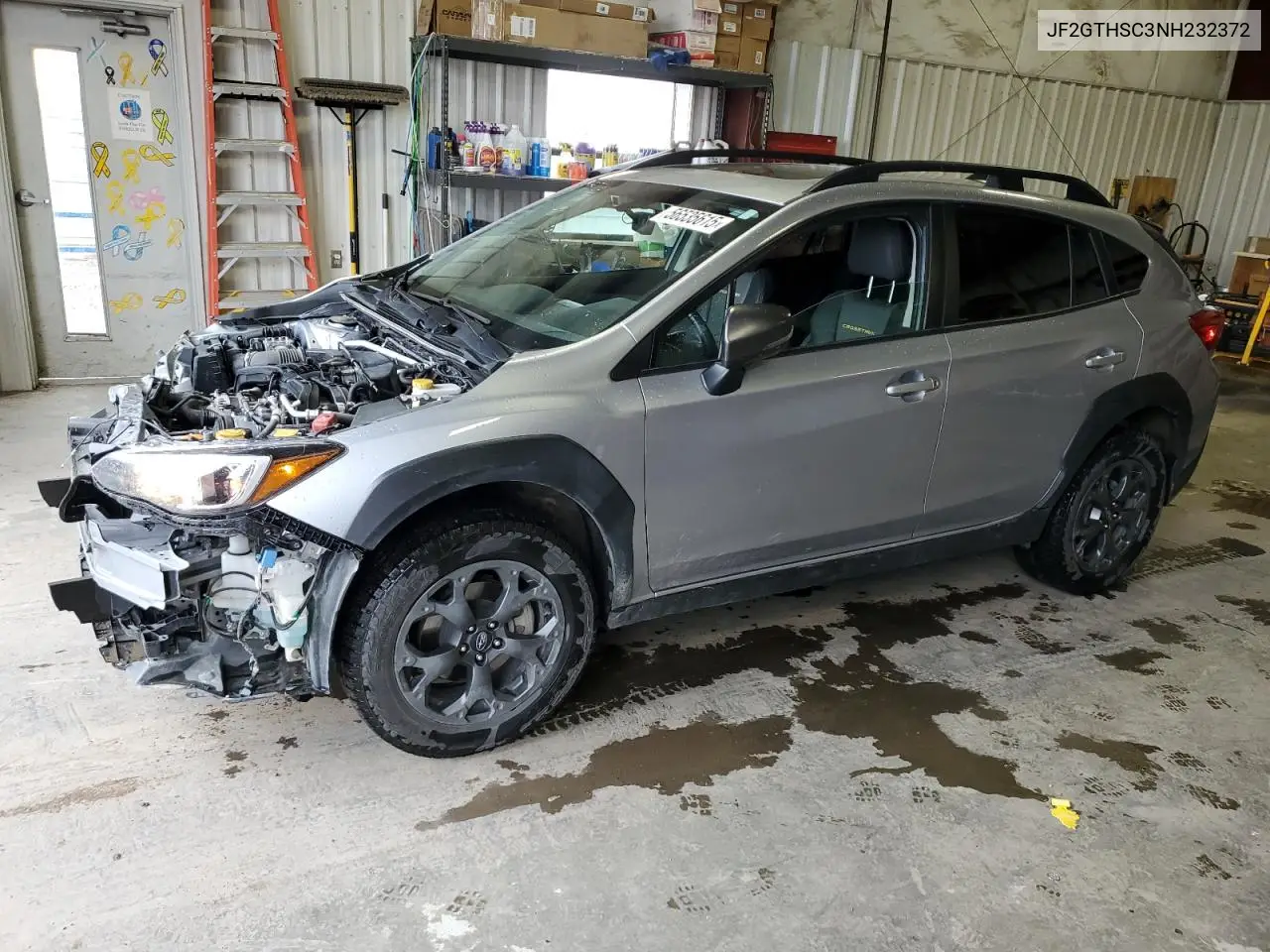 2022 Subaru Crosstrek Sport VIN: JF2GTHSC3NH232372 Lot: 56535615