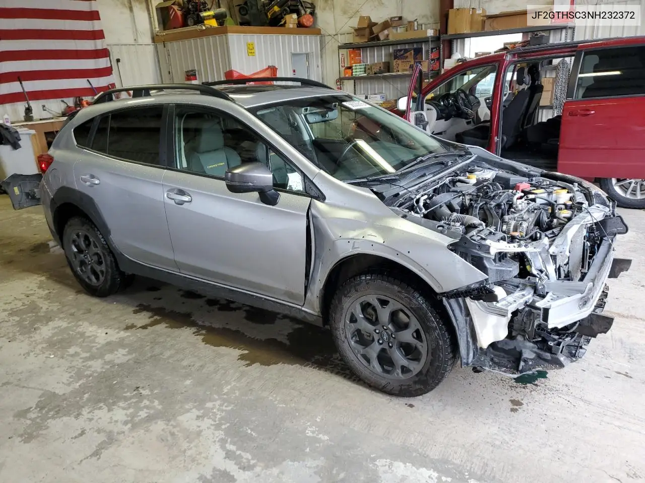 2022 Subaru Crosstrek Sport VIN: JF2GTHSC3NH232372 Lot: 56535615
