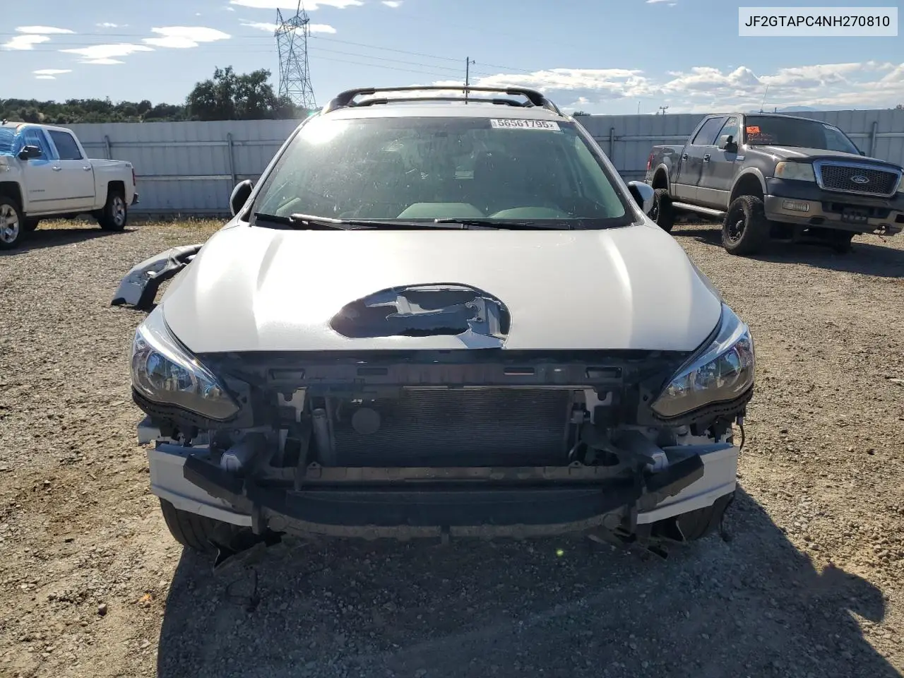 2022 Subaru Crosstrek Premium VIN: JF2GTAPC4NH270810 Lot: 56561795
