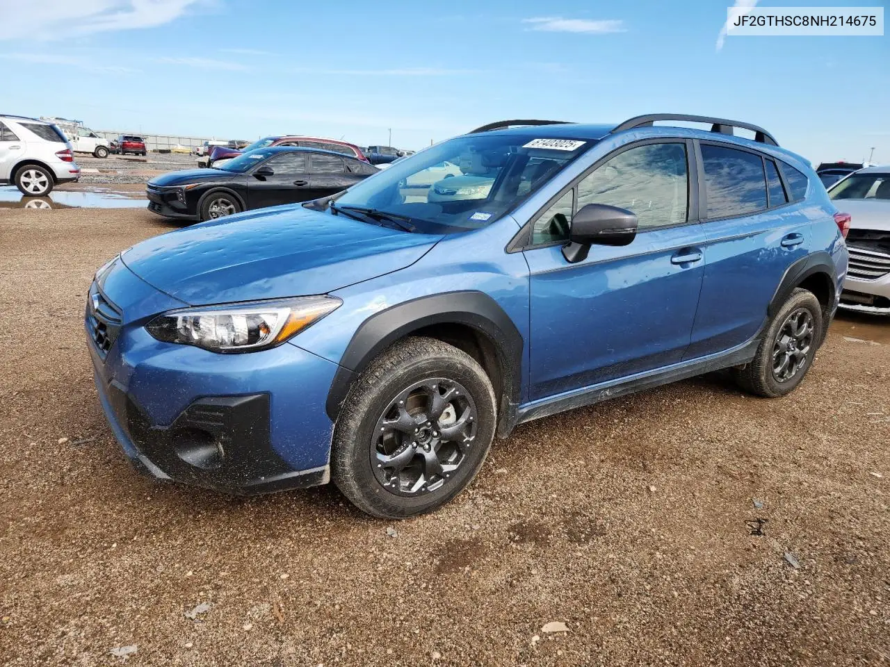 2022 Subaru Crosstrek Sport VIN: JF2GTHSC8NH214675 Lot: 61403025