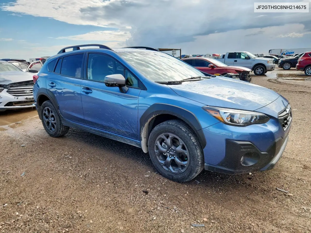 2022 Subaru Crosstrek Sport VIN: JF2GTHSC8NH214675 Lot: 61403025