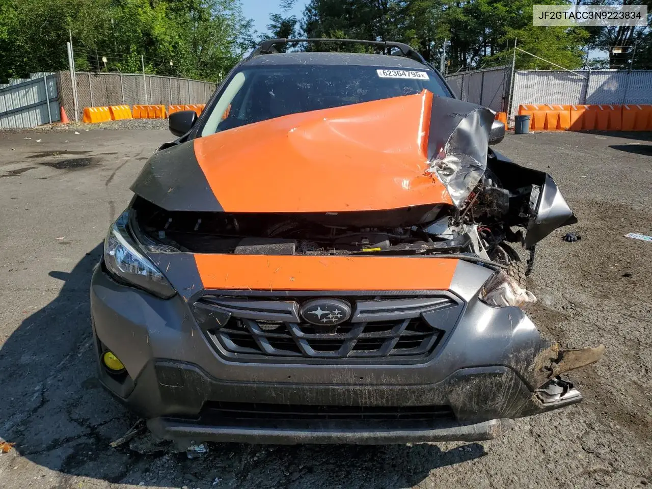 2022 Subaru Crosstrek Premium VIN: JF2GTACC3N9223834 Lot: 62364795