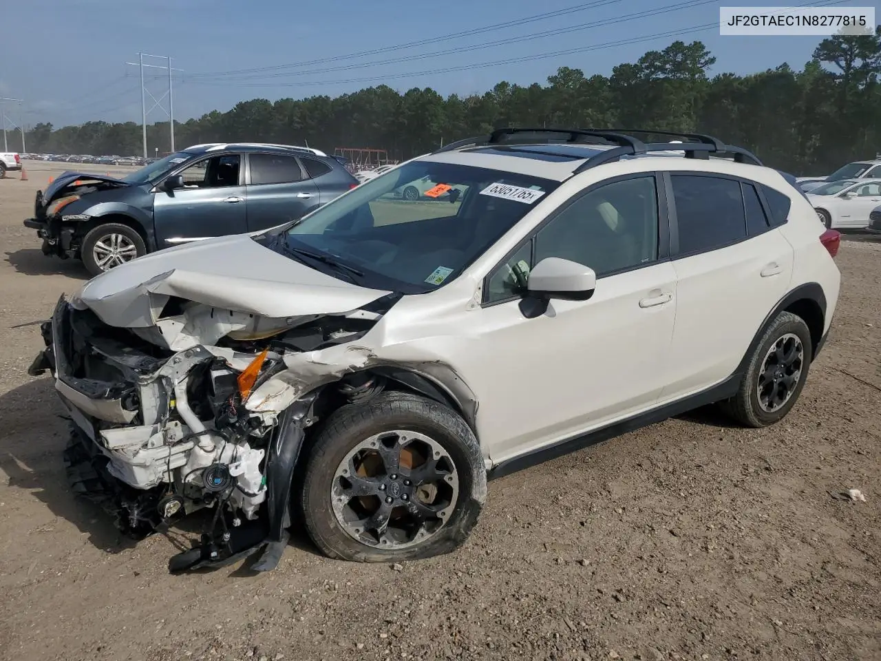 2022 Subaru Crosstrek Premium VIN: JF2GTAEC1N8277815 Lot: 63051765