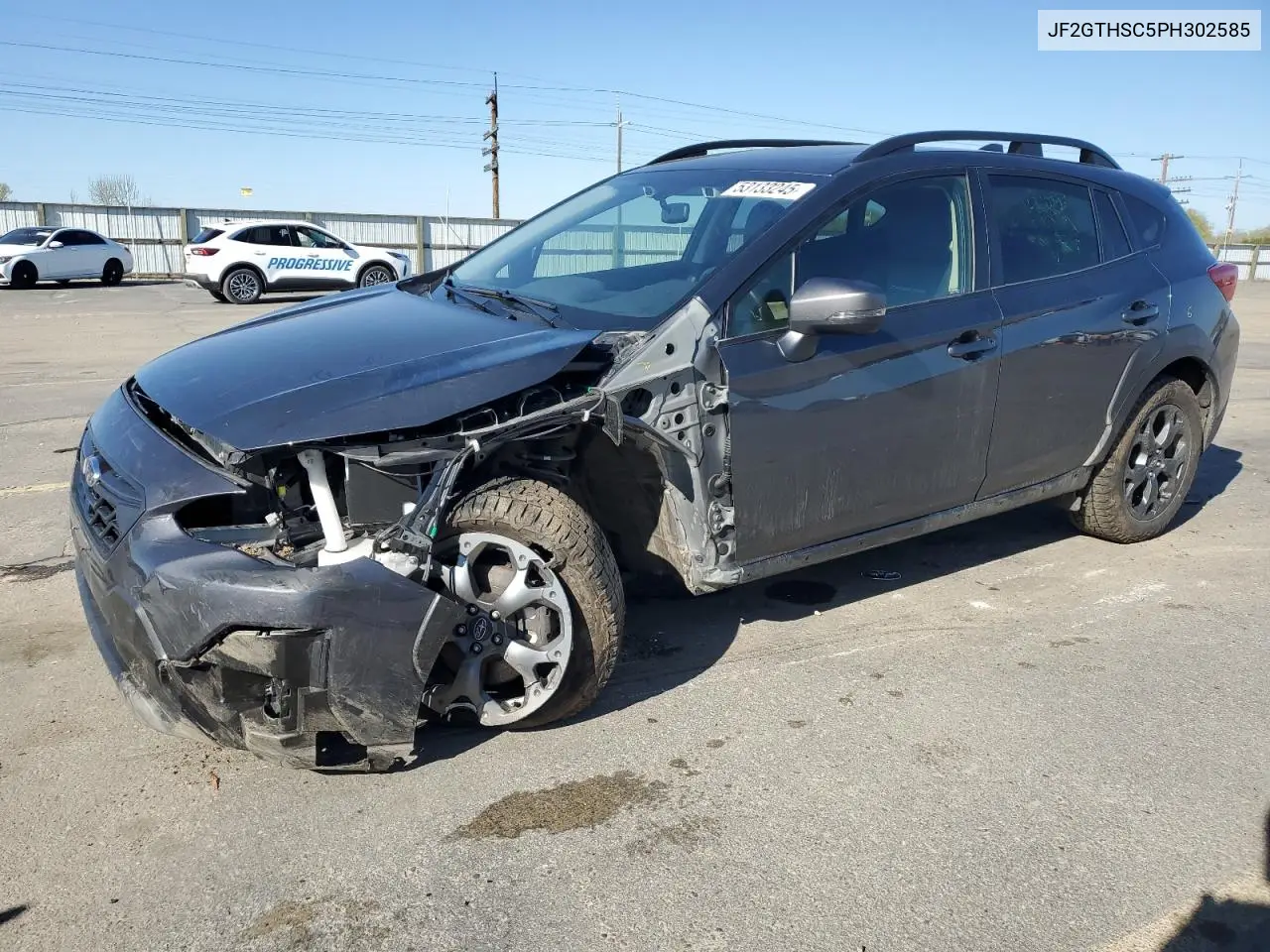 2023 Subaru Crosstrek Sport VIN: JF2GTHSC5PH302585 Lot: 53133245