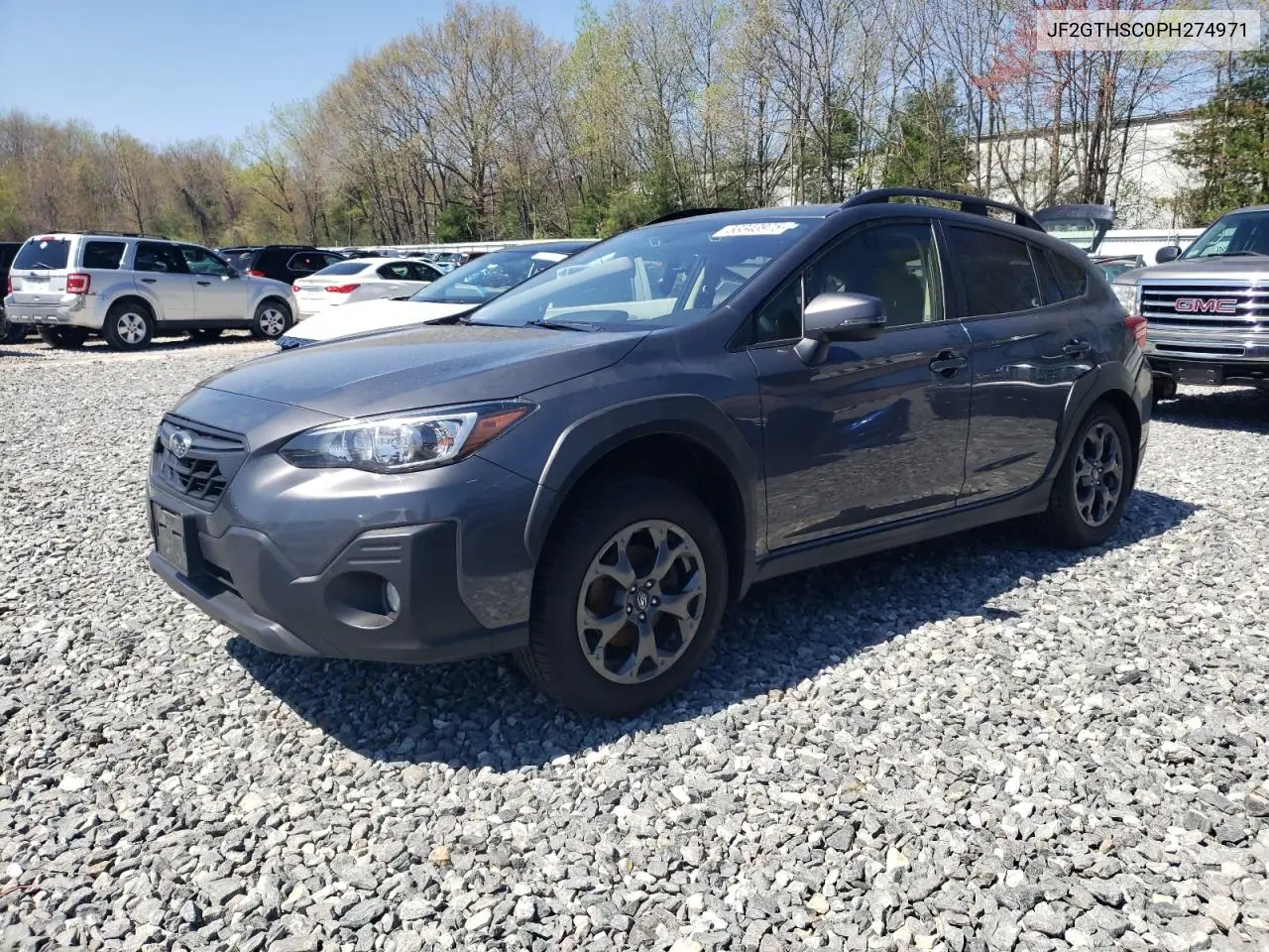 2023 Subaru Crosstrek Sport VIN: JF2GTHSC0PH274971 Lot: 53343975