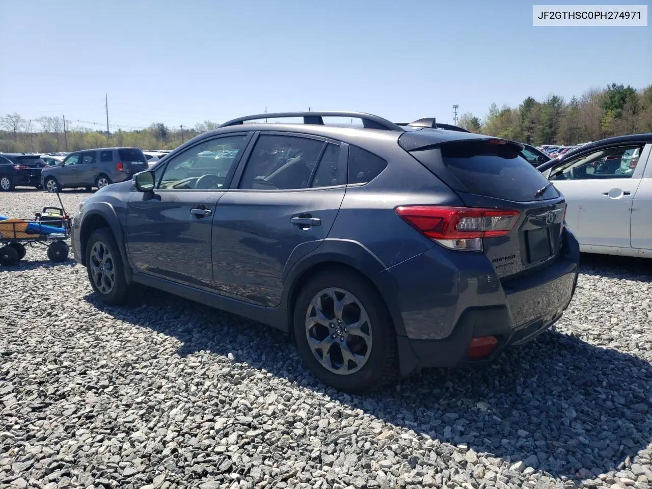2023 Subaru Crosstrek Sport VIN: JF2GTHSC0PH274971 Lot: 53343975