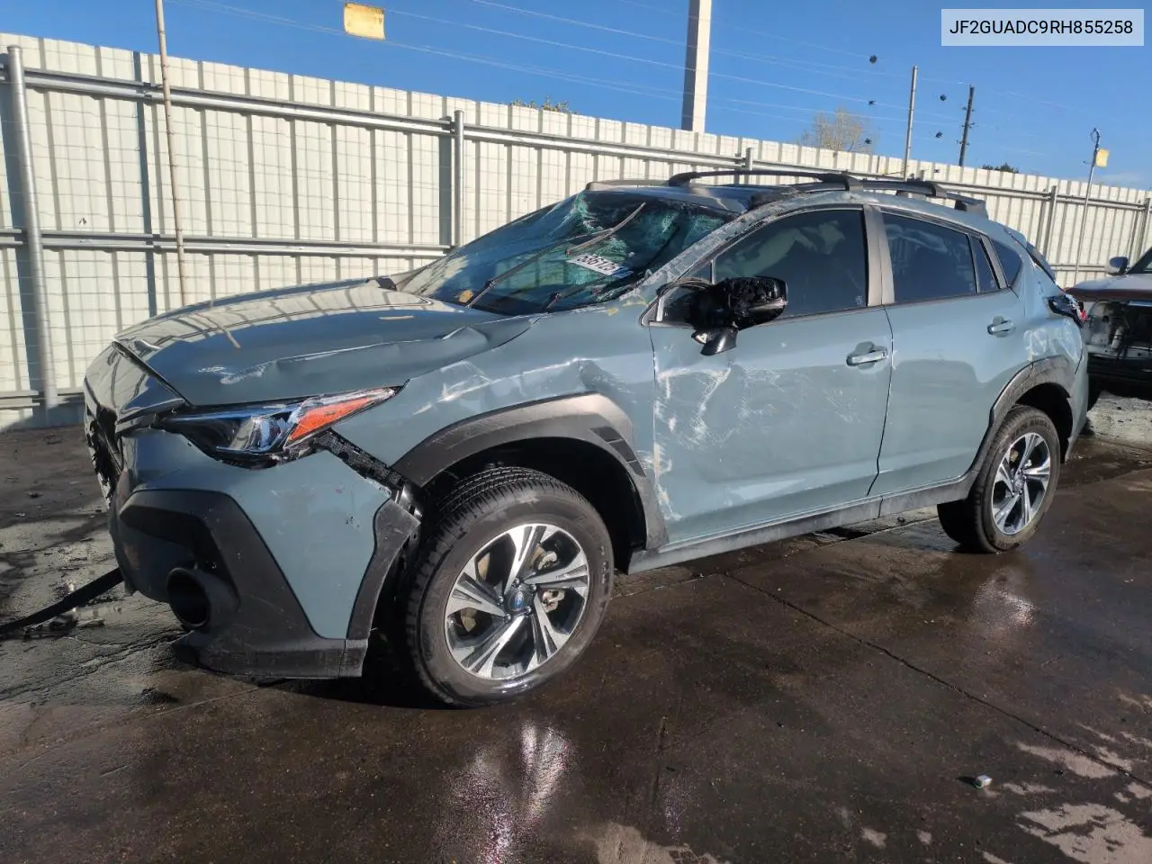 2024 Subaru Crosstrek Premium VIN: JF2GUADC9RH855258 Lot: 53612515