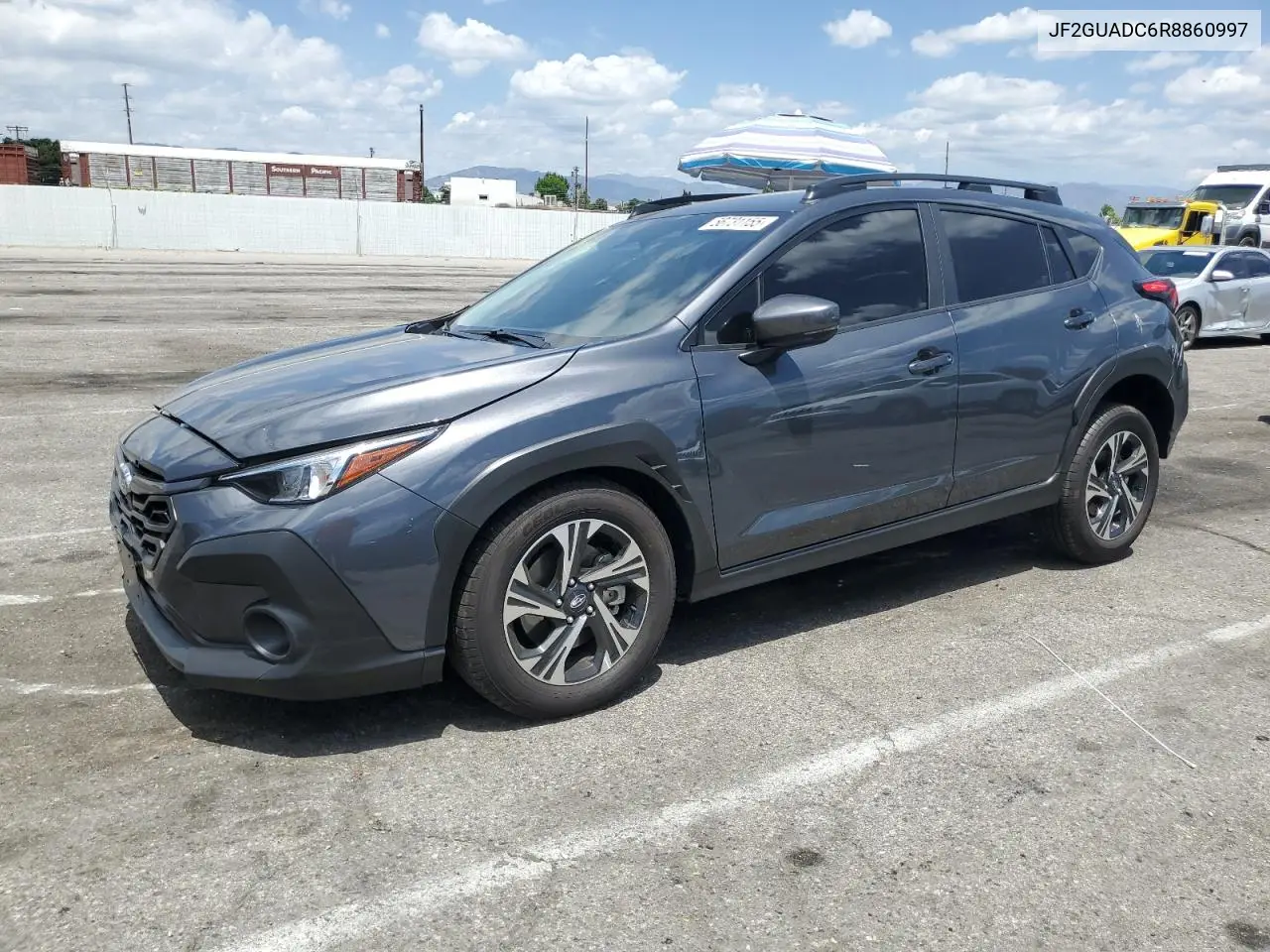 2024 Subaru Crosstrek Premium VIN: JF2GUADC6R8860997 Lot: 56731155