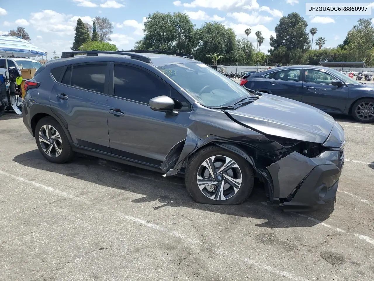 2024 Subaru Crosstrek Premium VIN: JF2GUADC6R8860997 Lot: 56731155