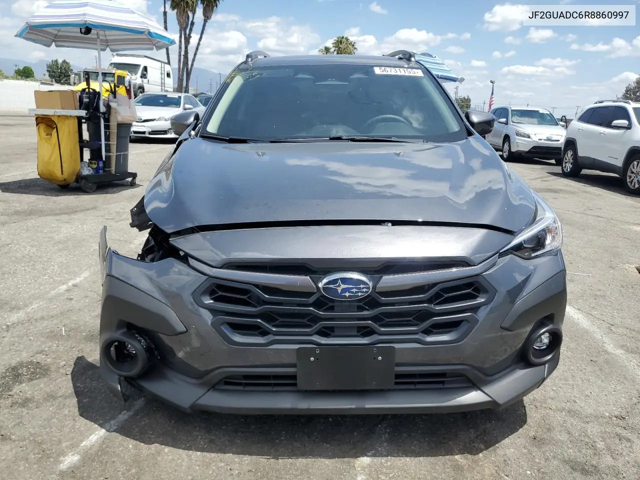 2024 Subaru Crosstrek Premium VIN: JF2GUADC6R8860997 Lot: 56731155