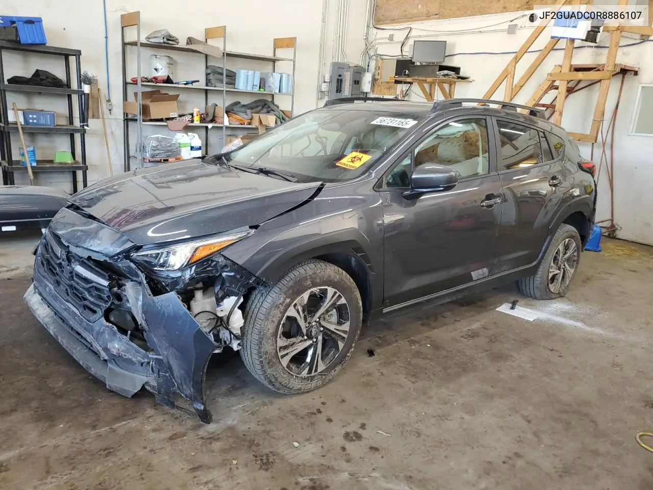 2024 Subaru Crosstrek Premium VIN: JF2GUADC0R8886107 Lot: 56731165