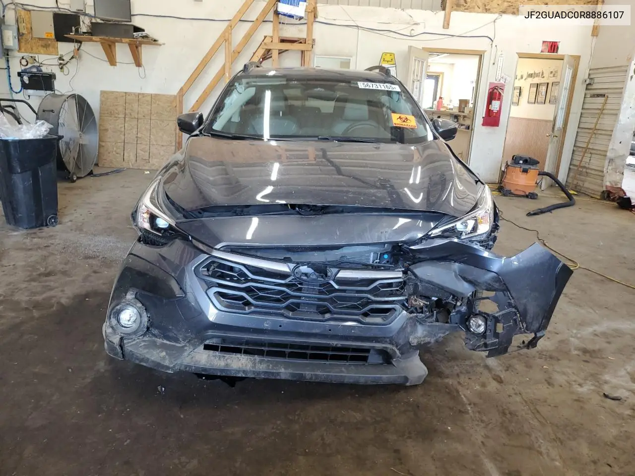 2024 Subaru Crosstrek Premium VIN: JF2GUADC0R8886107 Lot: 56731165