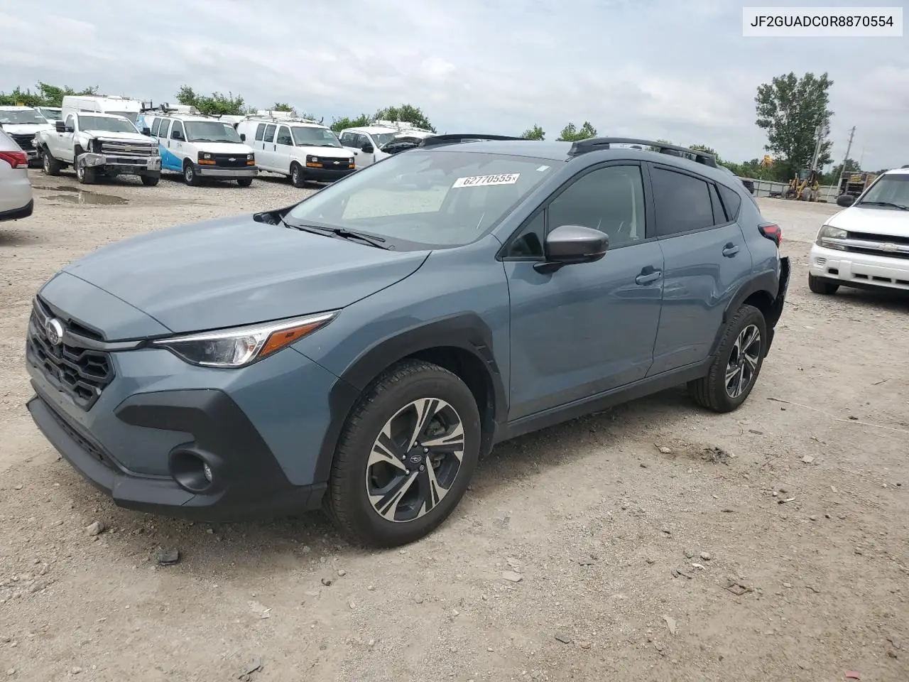 2024 Subaru Crosstrek Premium VIN: JF2GUADC0R8870554 Lot: 62770555