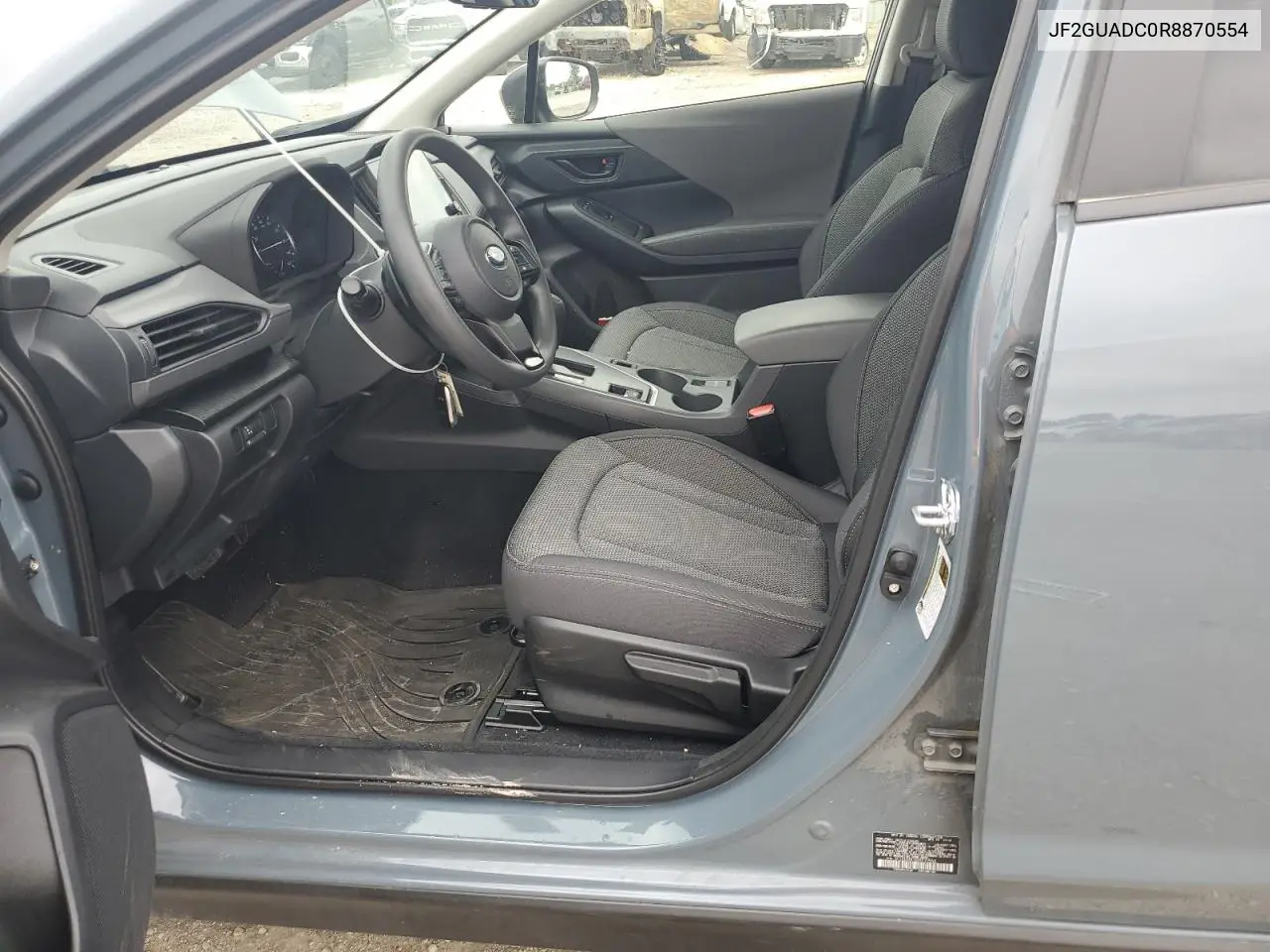 2024 Subaru Crosstrek Premium VIN: JF2GUADC0R8870554 Lot: 62770555