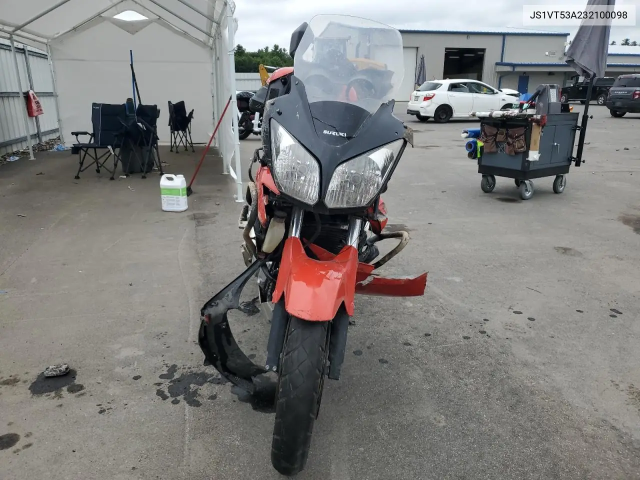 2003 Suzuki Dl1000 VIN: JS1VT53A232100098 Lot: 64545435
