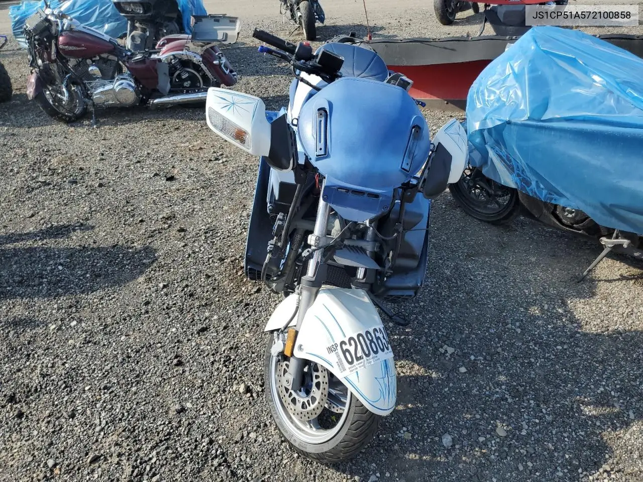 2007 Suzuki An650 VIN: JS1CP51A572100858 Lot: 62086345