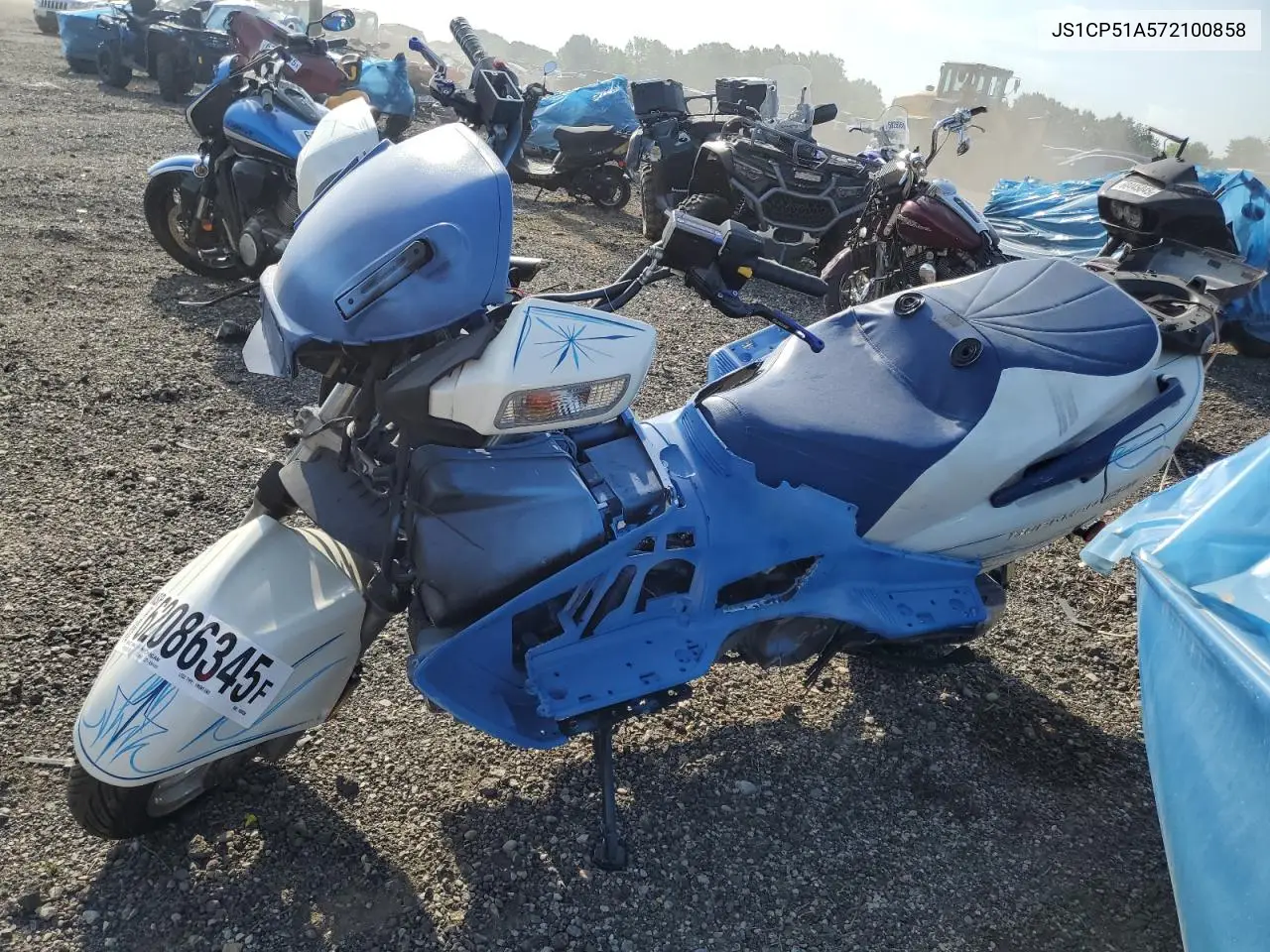 2007 Suzuki An650 VIN: JS1CP51A572100858 Lot: 62086345