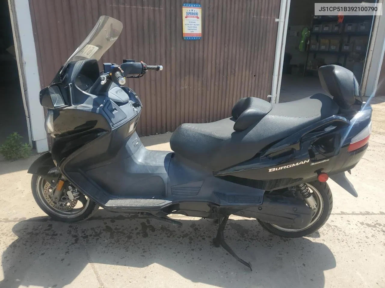 2009 Suzuki An650 A VIN: JS1CP51B392100790 Lot: 61143164