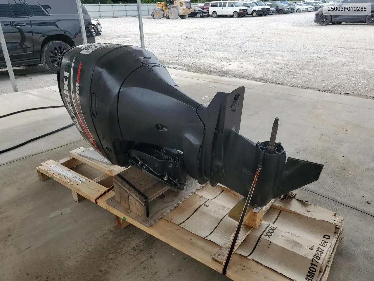 2010 Suzuki Boat Motor - Boats Boat VIN: 25003F010288 Lot: 65404465