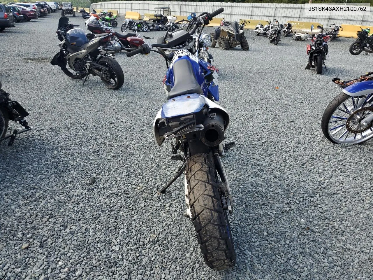2017 Suzuki Dr-Z400 S VIN: JS1SK43AXH2100762 Lot: 72760094