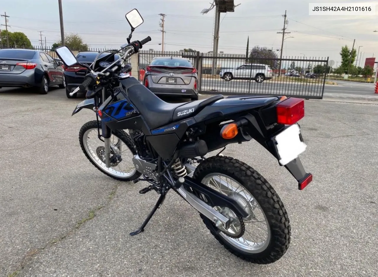 2017 Suzuki Dr200 S VIN: JS1SH42A4H2101616 Lot: 74641414