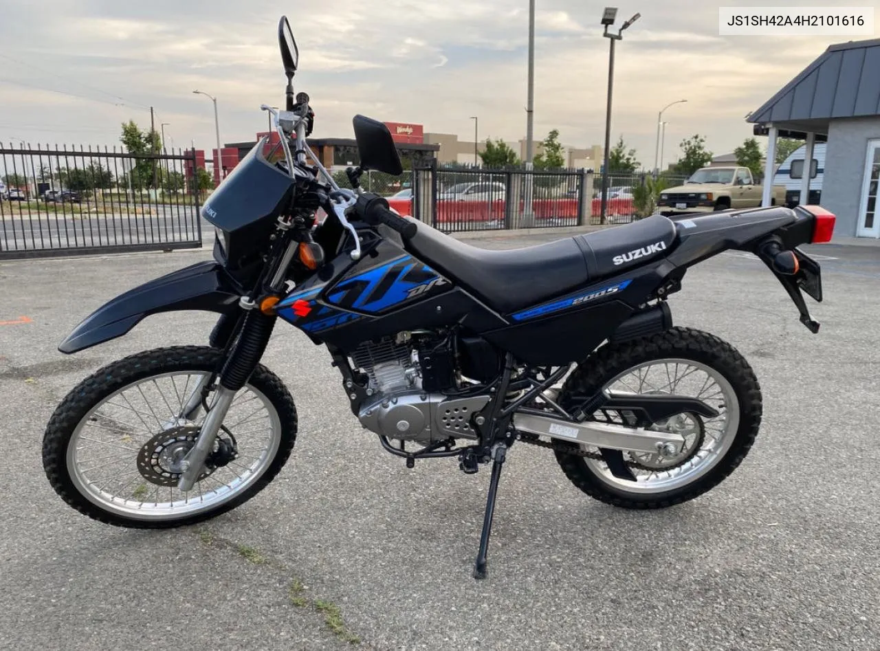 2017 Suzuki Dr200 S VIN: JS1SH42A4H2101616 Lot: 74641414