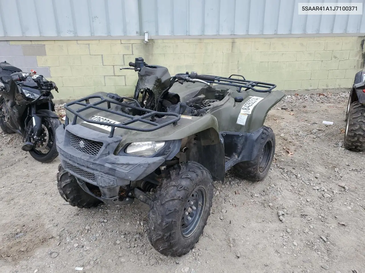 2018 Suzuki Lt-A750 X VIN: 5SAAR41A1J7100371 Lot: 84262314