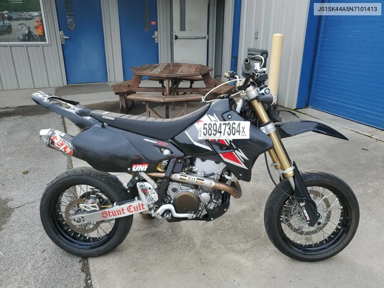 2022 Suzuki Dr-Z400 Sm VIN: JS1SK44A5N7101413 Lot: 58947364