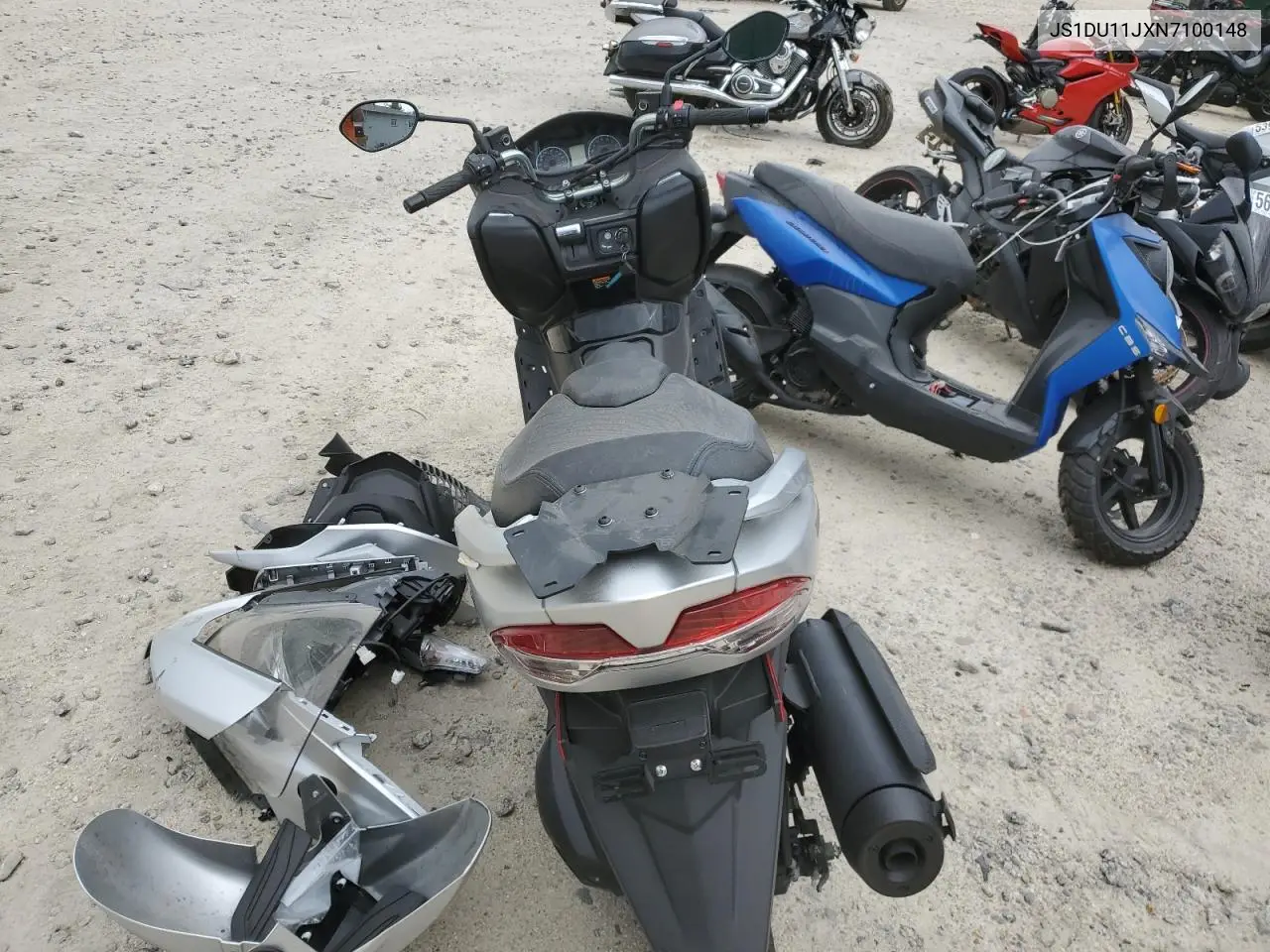 2022 Suzuki An400 A VIN: JS1DU11JXN7100148 Lot: 58992975