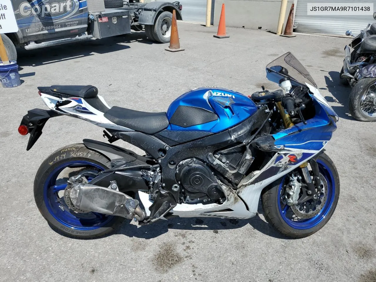 2024 Suzuki Gsx-R750 VIN: JS1GR7MA9R7101438 Lot: 65057564