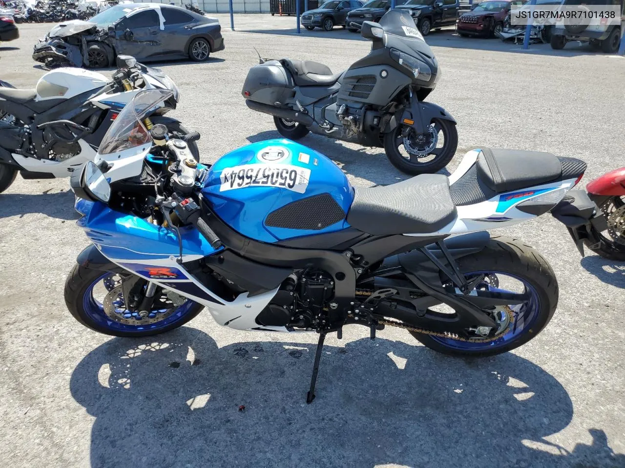2024 Suzuki Gsx-R750 VIN: JS1GR7MA9R7101438 Lot: 65057564