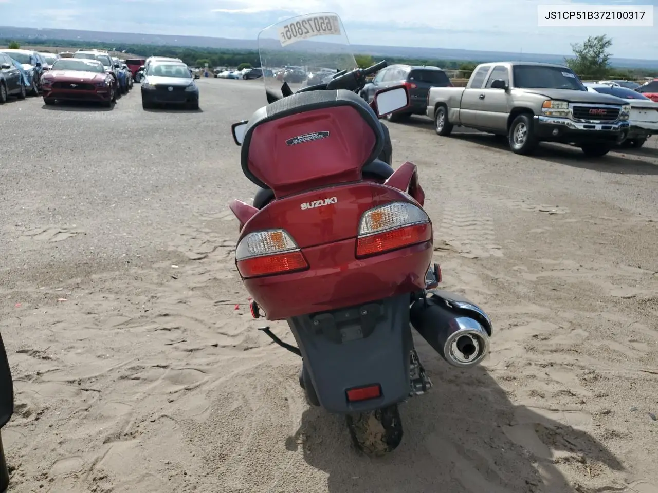 2007 Suzuki An650 A VIN: JS1CP51B372100317 Lot: 65072805