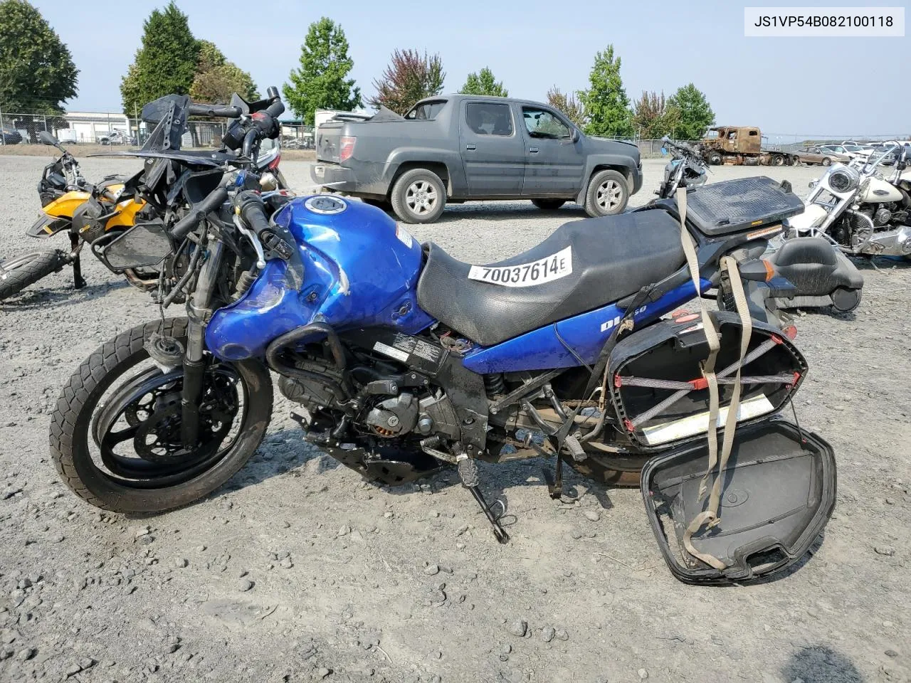 2008 Suzuki Dl650 A VIN: JS1VP54B082100118 Lot: 70037614