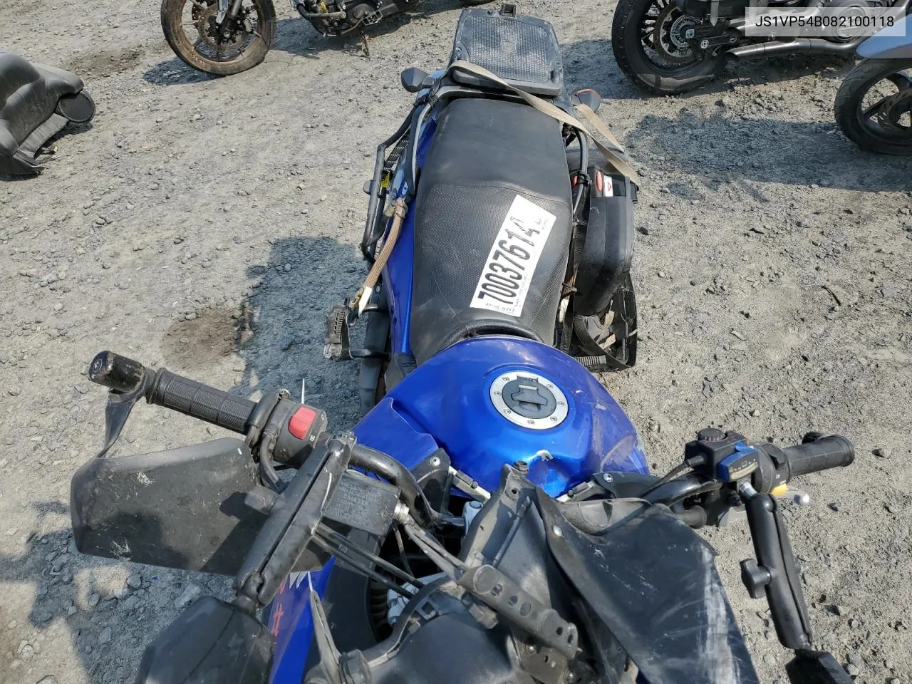 2008 Suzuki Dl650 A VIN: JS1VP54B082100118 Lot: 70037614