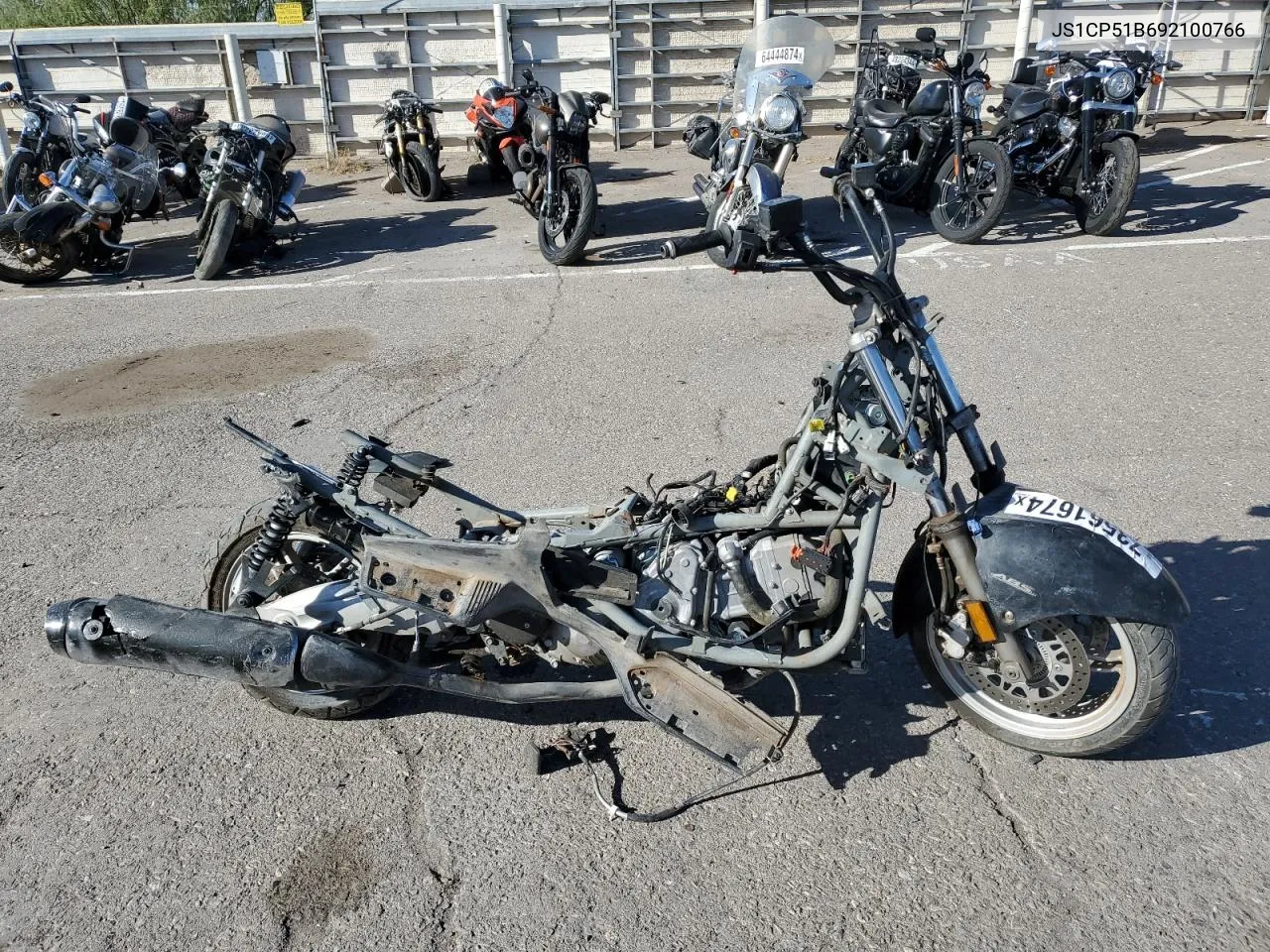 2009 Suzuki An650 A VIN: JS1CP51B692100766 Lot: 75513184