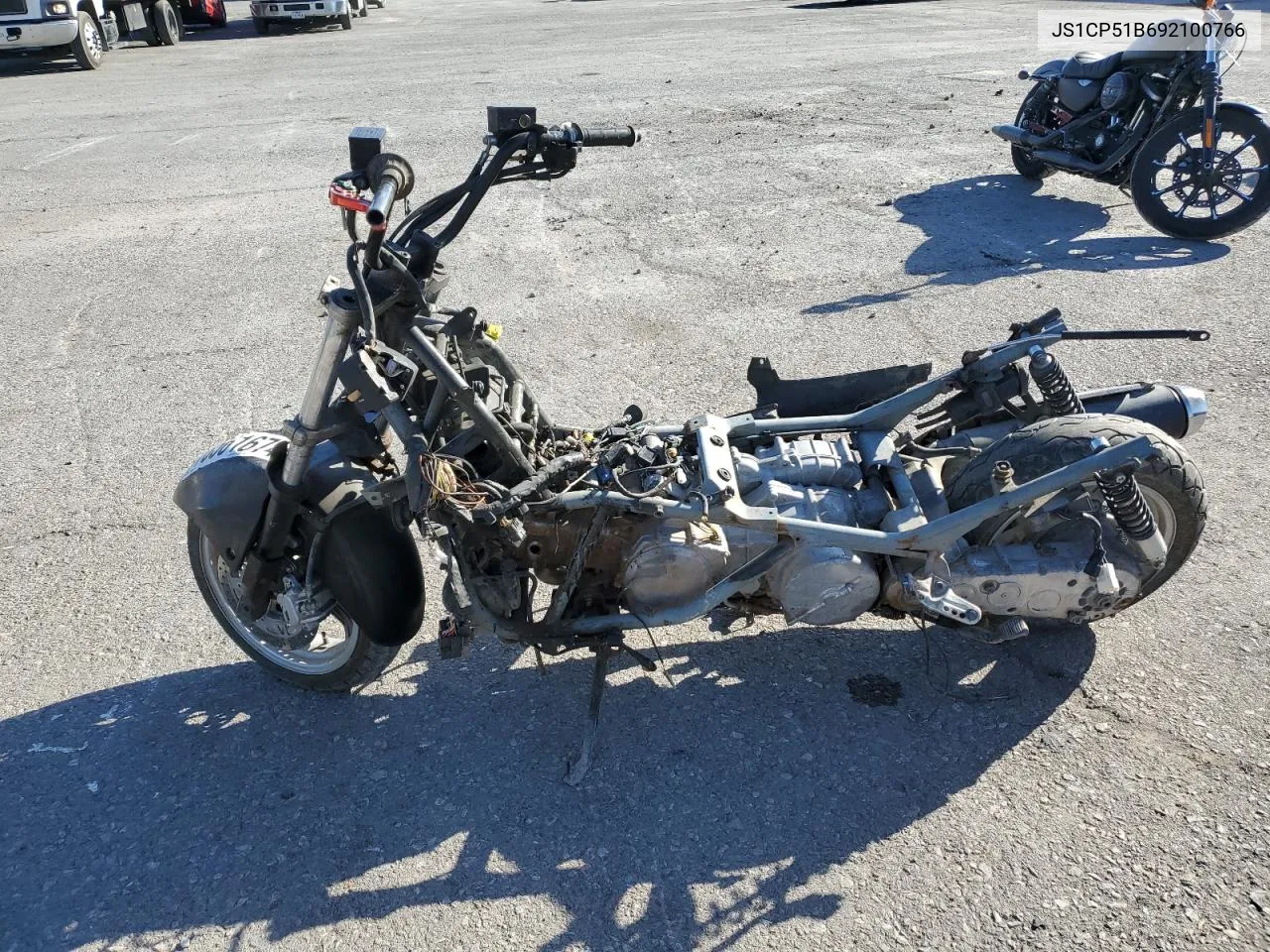 2009 Suzuki An650 A VIN: JS1CP51B692100766 Lot: 75513184