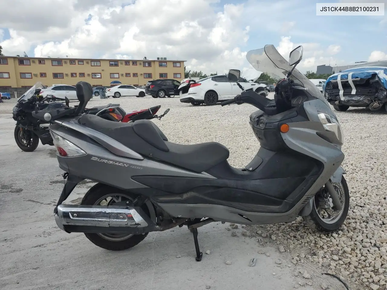 2011 Suzuki An400 A VIN: JS1CK44B8B2100231 Lot: 64110655