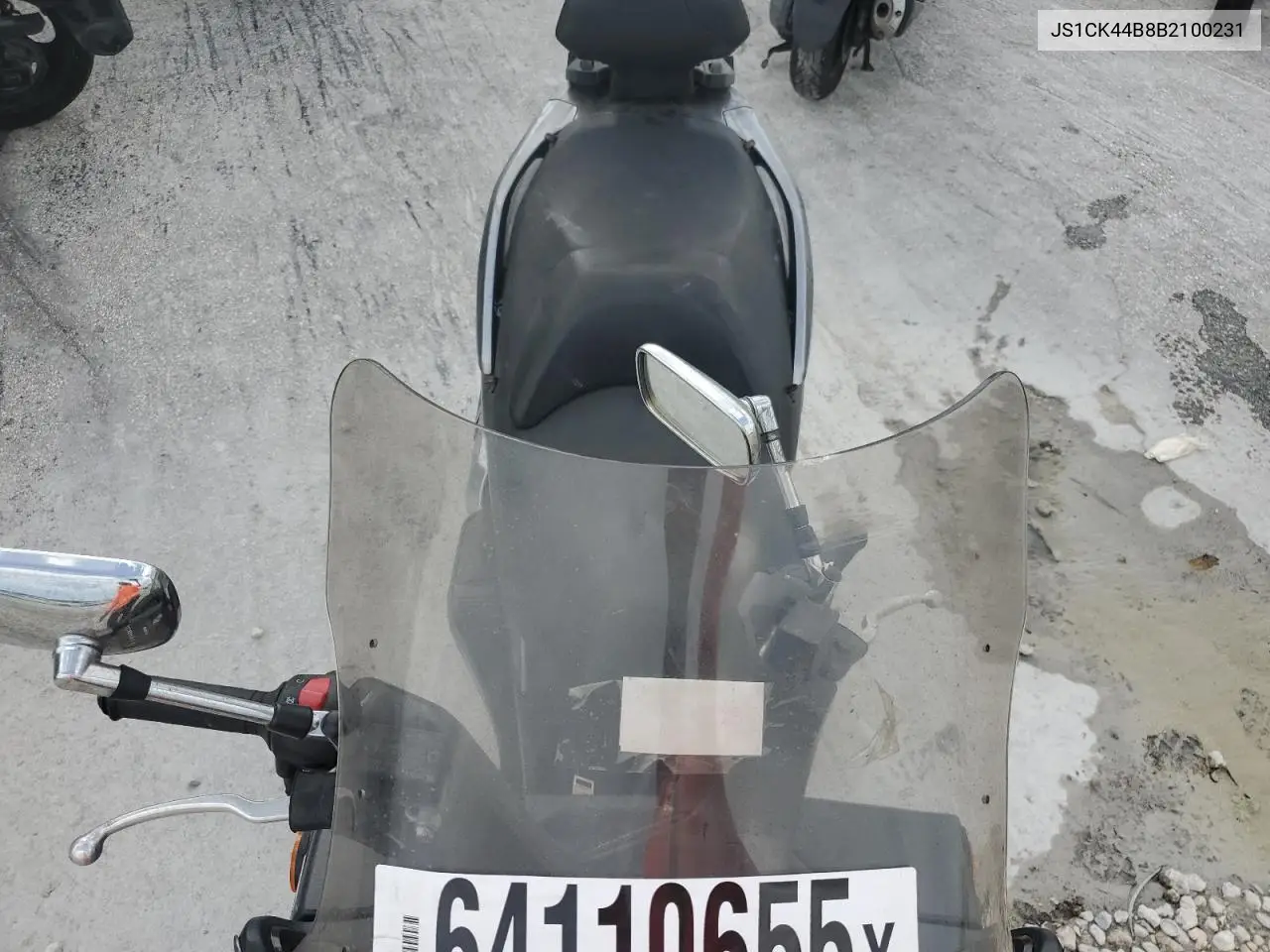 2011 Suzuki An400 A VIN: JS1CK44B8B2100231 Lot: 64110655