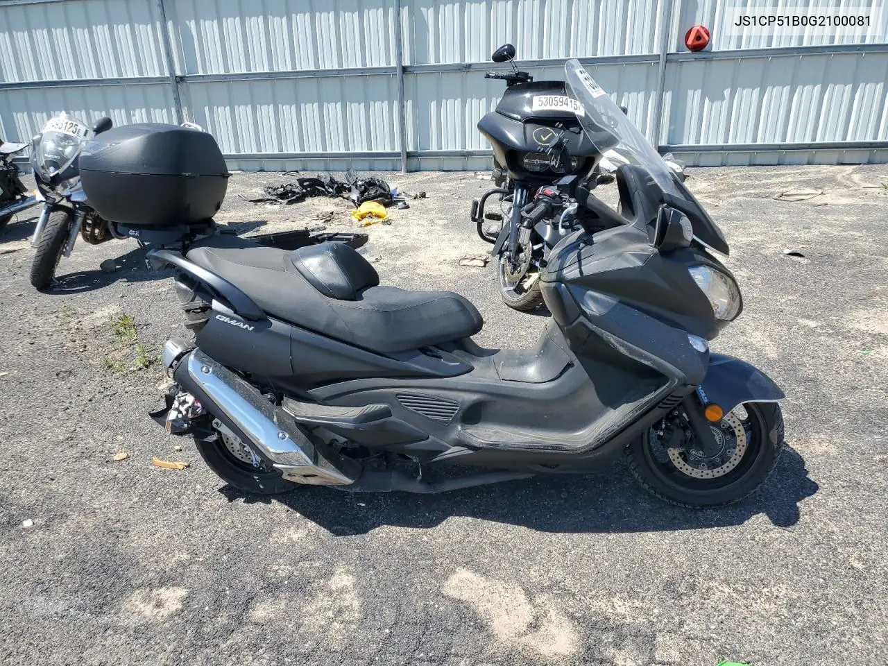 2016 Suzuki An650 A VIN: JS1CP51B0G2100081 Lot: 55846675