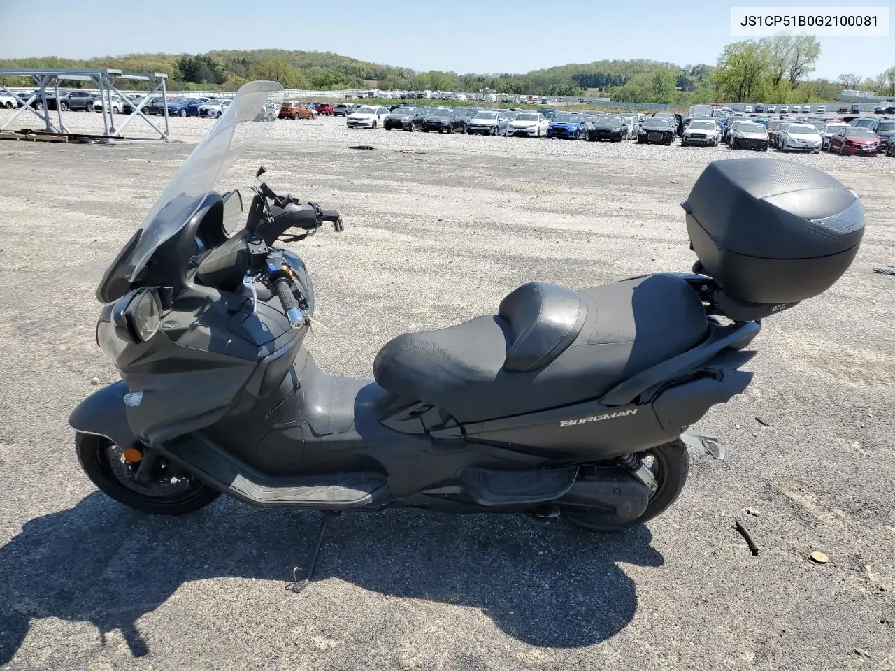 2016 Suzuki An650 A VIN: JS1CP51B0G2100081 Lot: 55846675