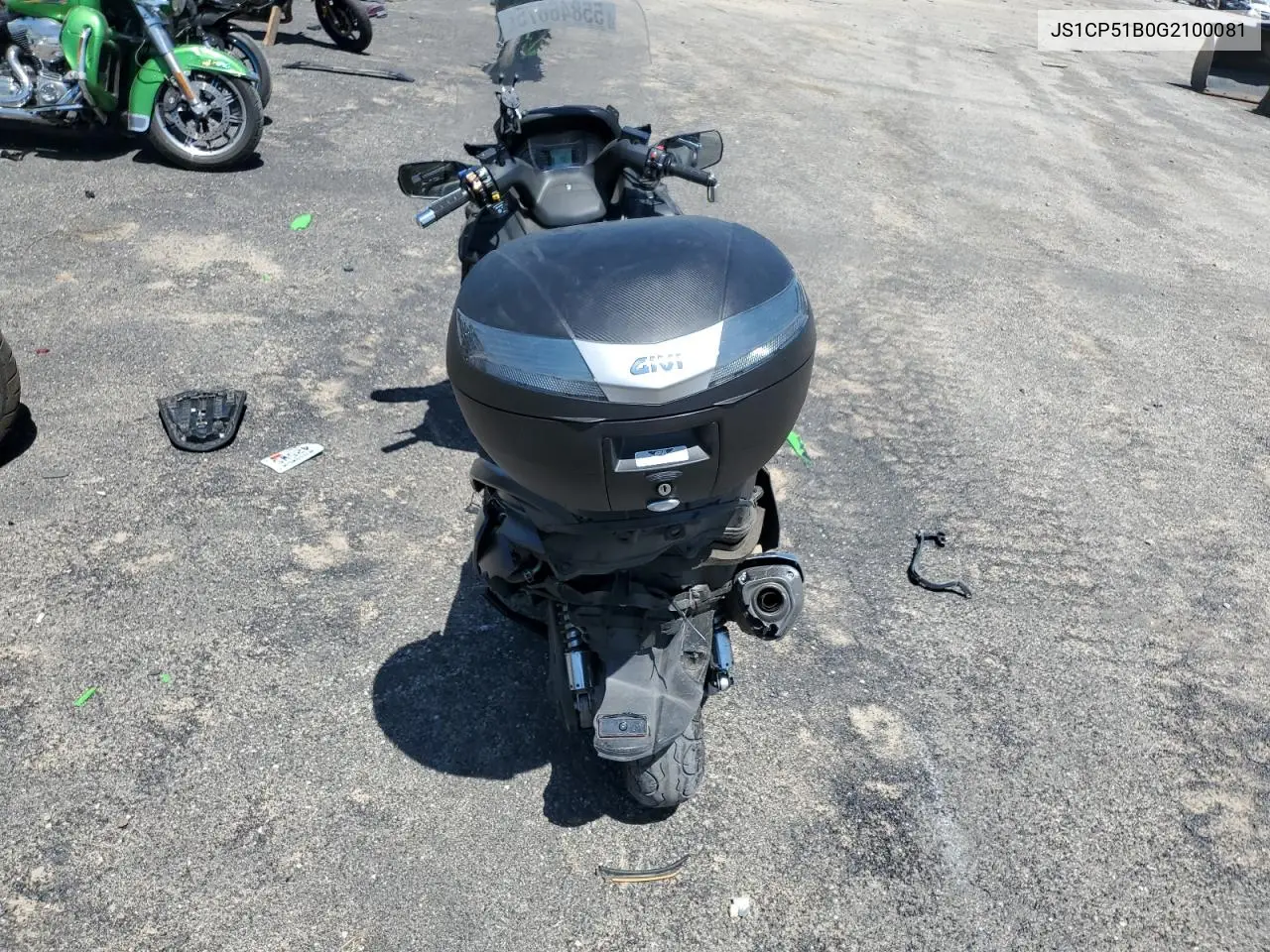 2016 Suzuki An650 A VIN: JS1CP51B0G2100081 Lot: 55846675