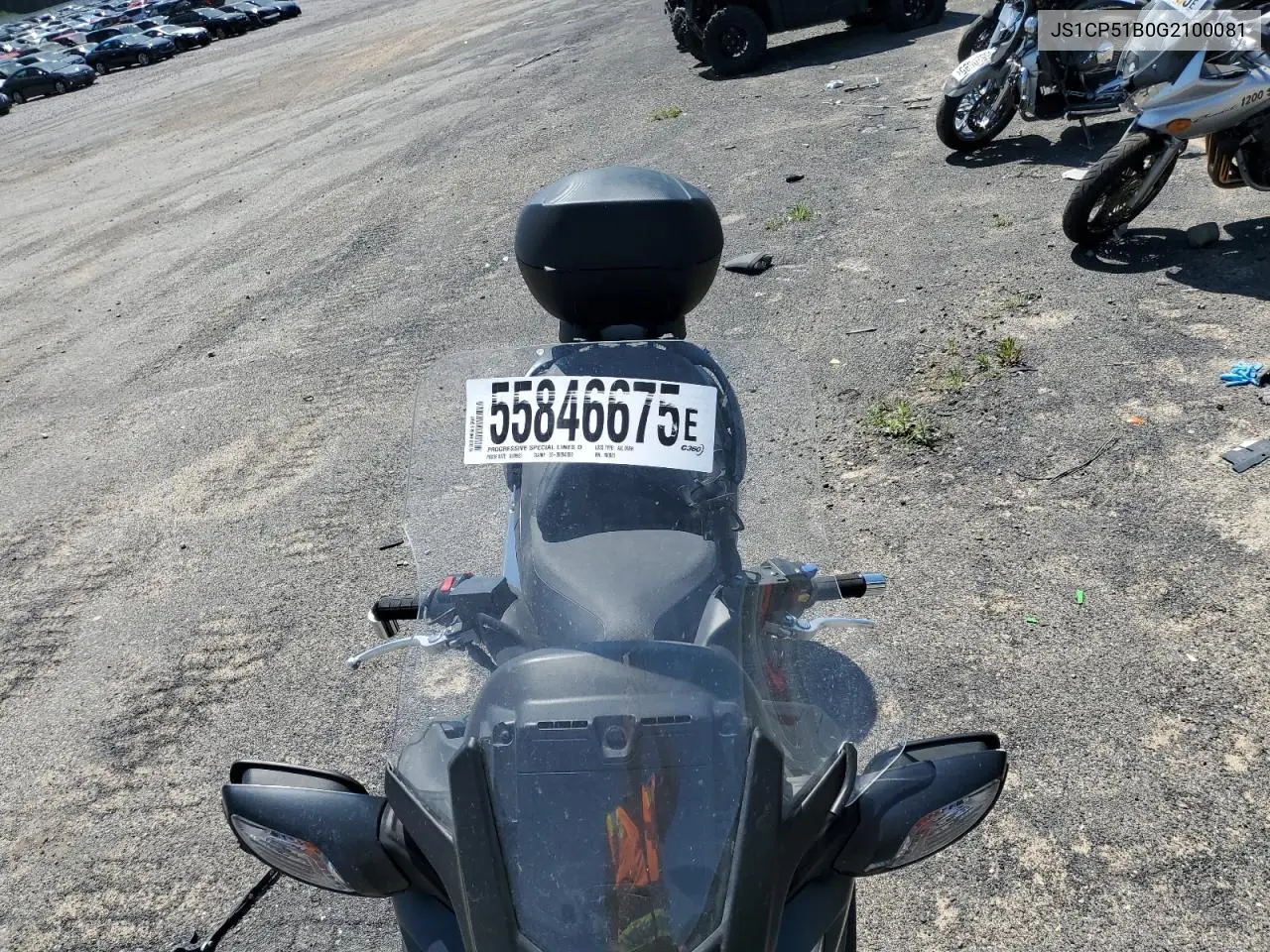 2016 Suzuki An650 A VIN: JS1CP51B0G2100081 Lot: 55846675