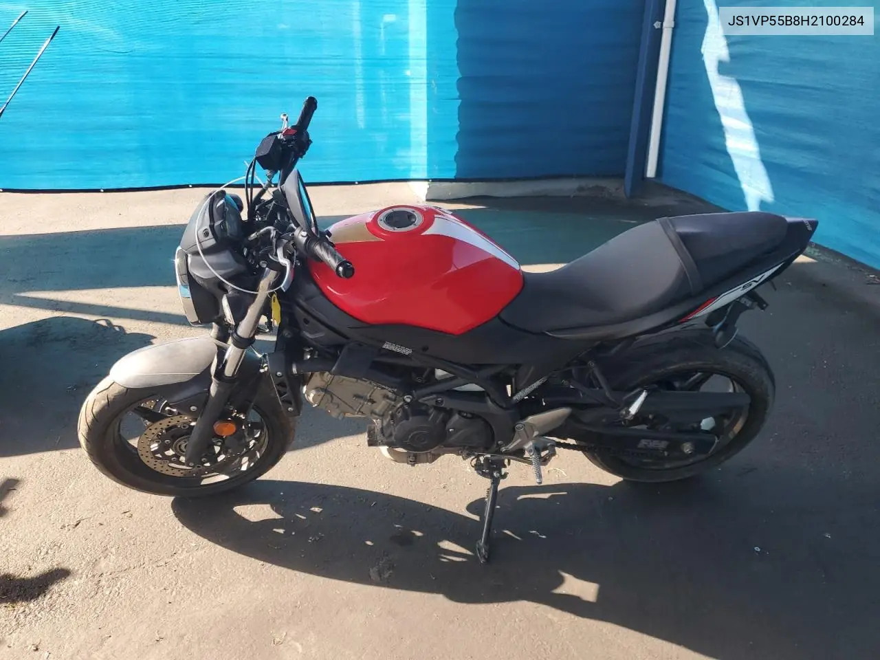 2017 Suzuki Sv650 A VIN: JS1VP55B8H2100284 Lot: 56011365