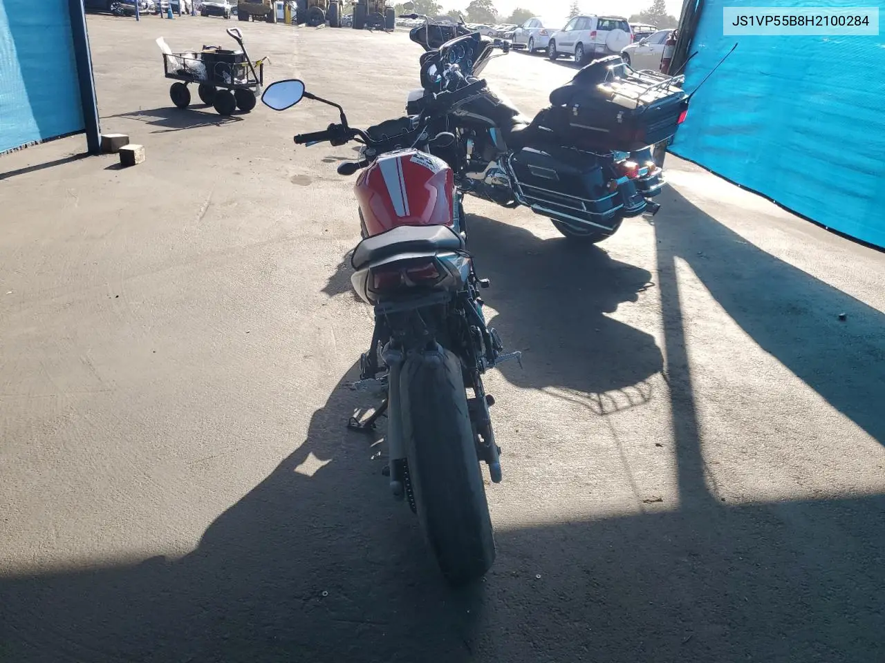 2017 Suzuki Sv650 A VIN: JS1VP55B8H2100284 Lot: 56011365