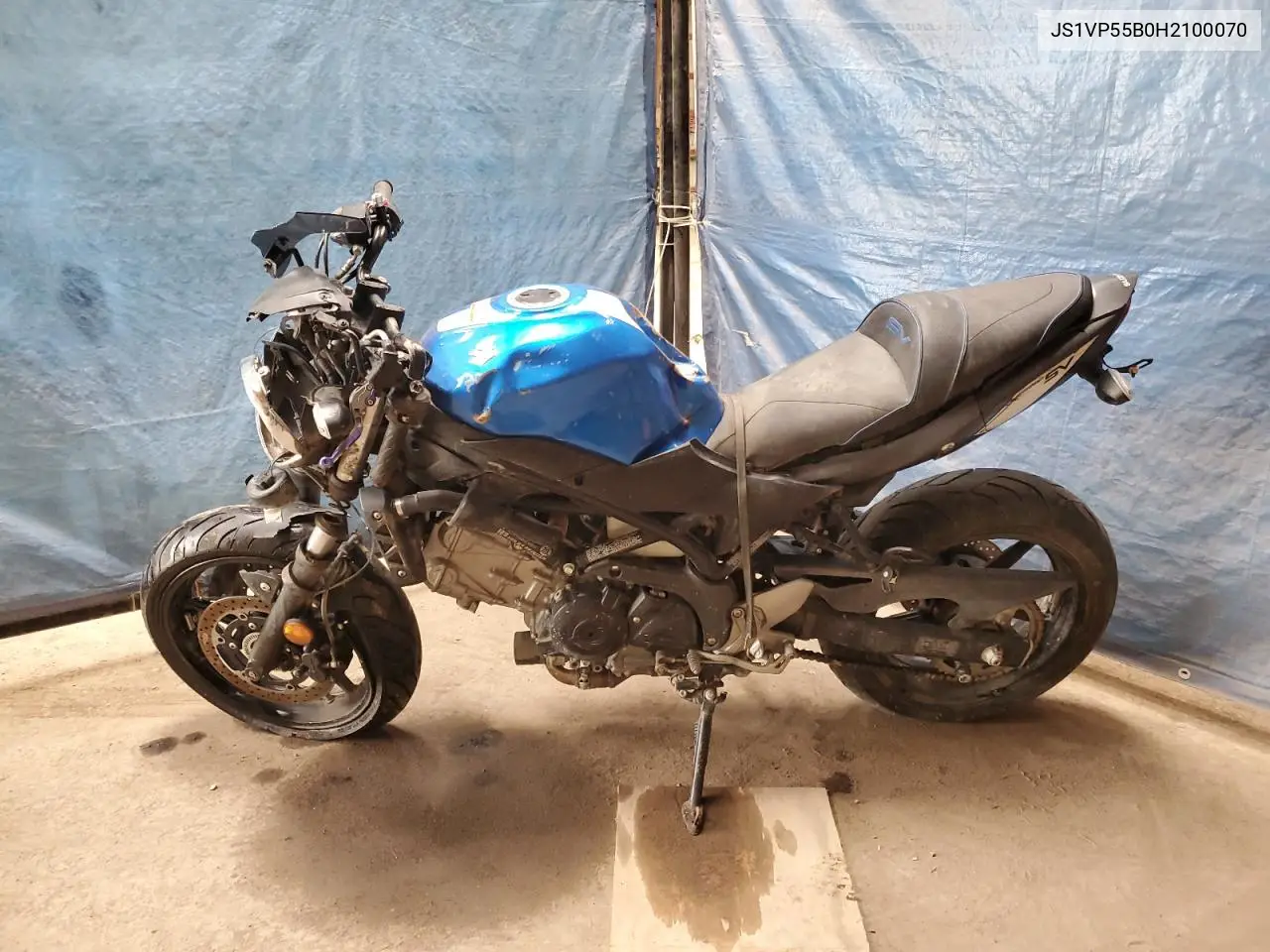 2017 Suzuki Sv650 A VIN: JS1VP55B0H2100070 Lot: 56148835