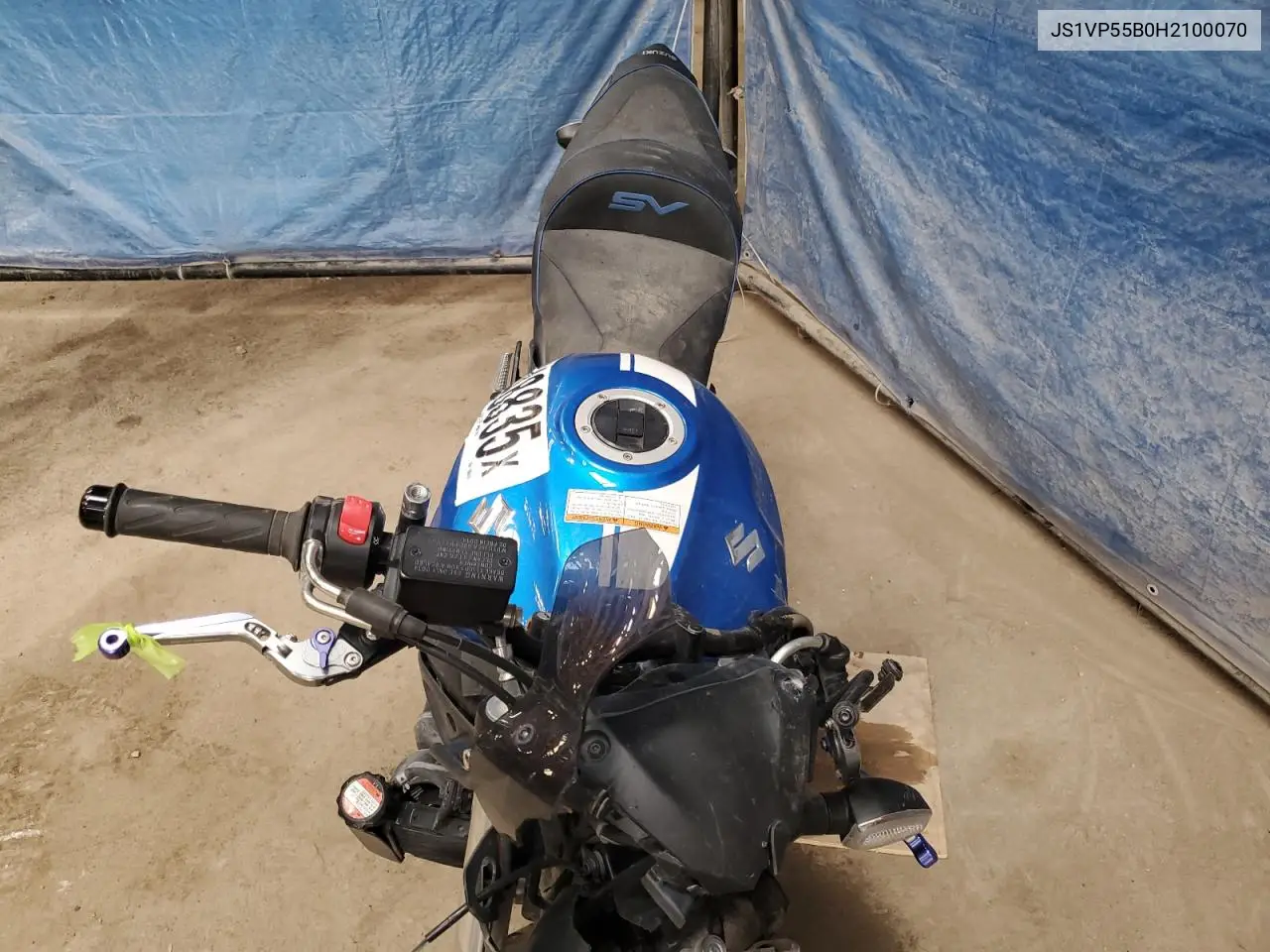 2017 Suzuki Sv650 A VIN: JS1VP55B0H2100070 Lot: 56148835