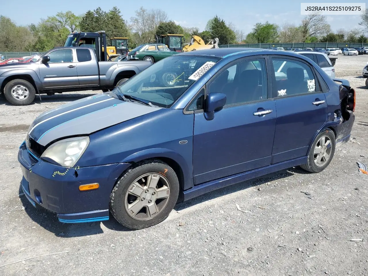 2002 Suzuki Aerio S VIN: JS2RA41S225109275 Lot: 52689585