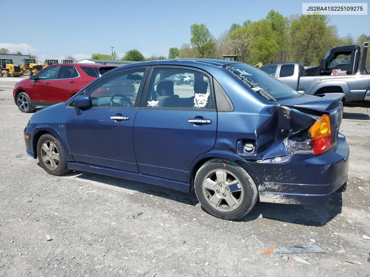 2002 Suzuki Aerio S VIN: JS2RA41S225109275 Lot: 52689585