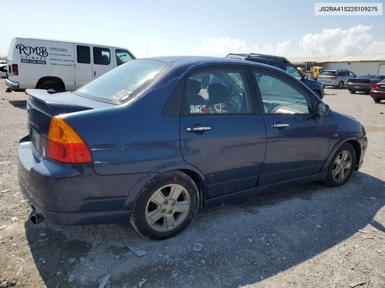 2002 Suzuki Aerio S VIN: JS2RA41S225109275 Lot: 52689585